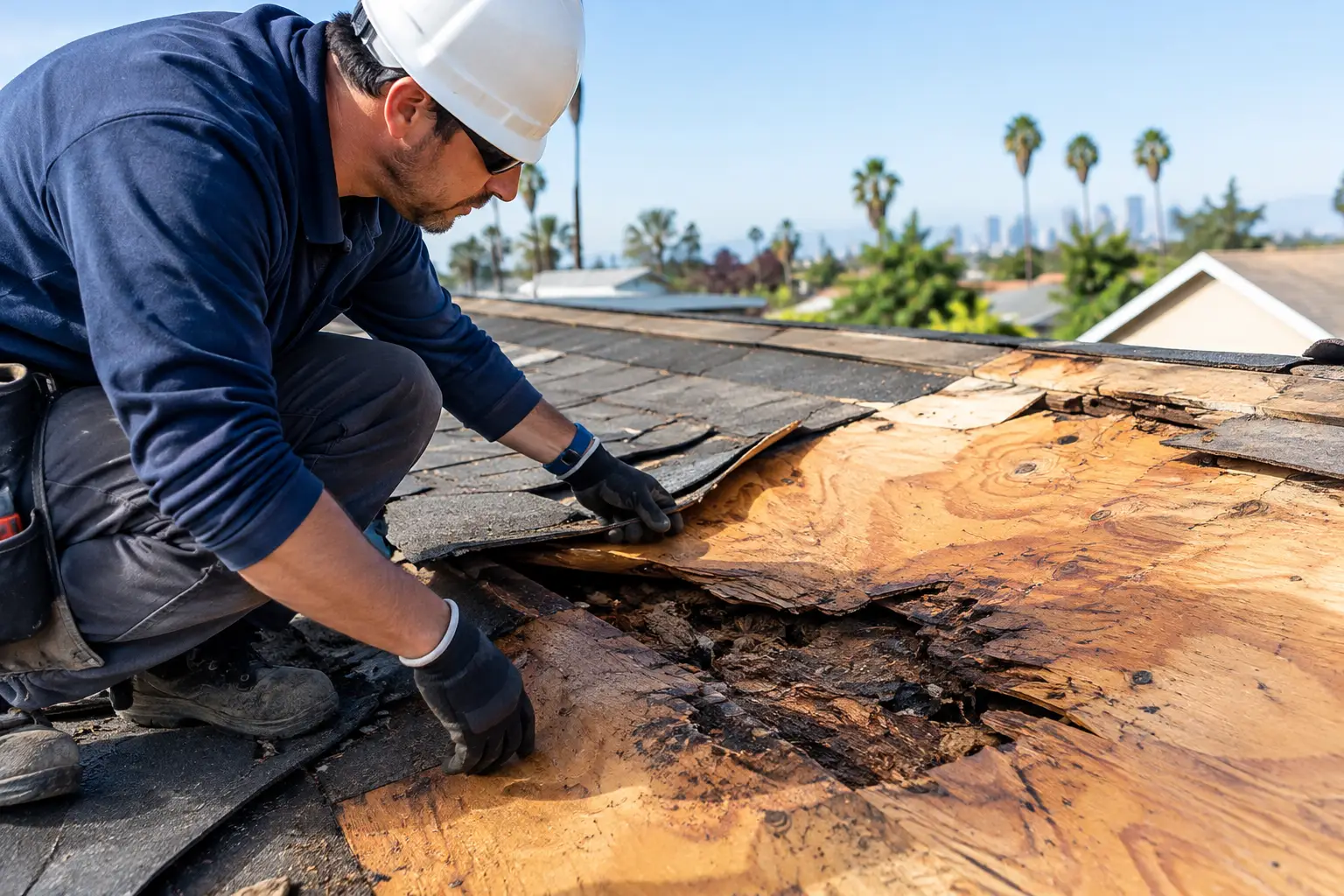 What Happens When Damaged Roof Decking Is Found?